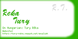 reka tury business card